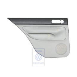 Original VW Door Panel Trim (Leather) Flannel Grey - 1J6867211BPLKX