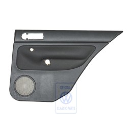 Original VW Door Panel Trim (Cloth) Black/Black - 1J6867212ADHRP