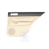Original VW Door Panel Trim (Leather) Black/Light Beige - 1J6867212BPLKY