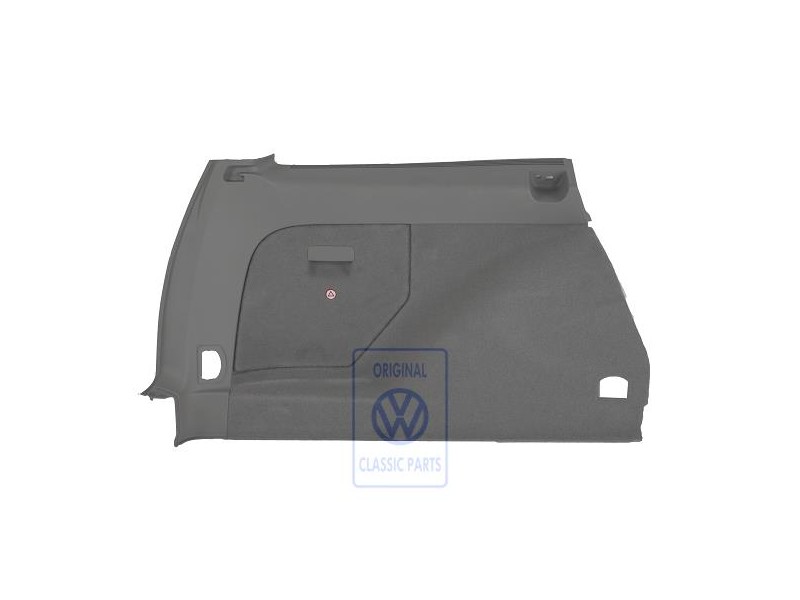 Original VW Luggage Compartment Trim Flannel Grey - 1J9867423BKFEF