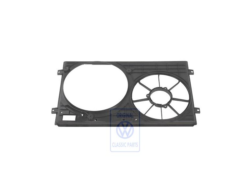 Original VW Twin Fan Ring Satin Black - 1J0121207T B41