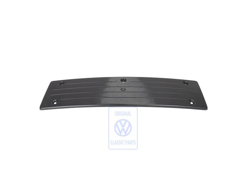 Original VW Licence Plate Holder Satin Black - 1J0807287A B41