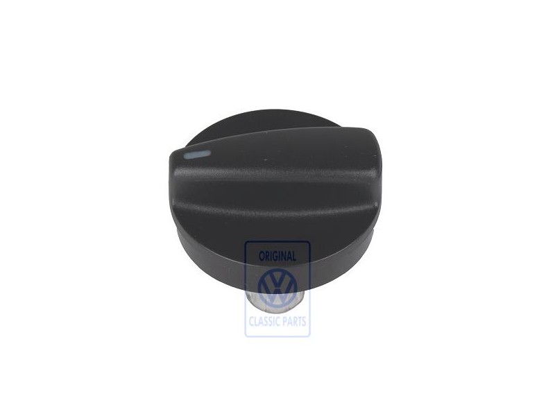 Original VW Knob Satin Black - 1J0819129D 01C