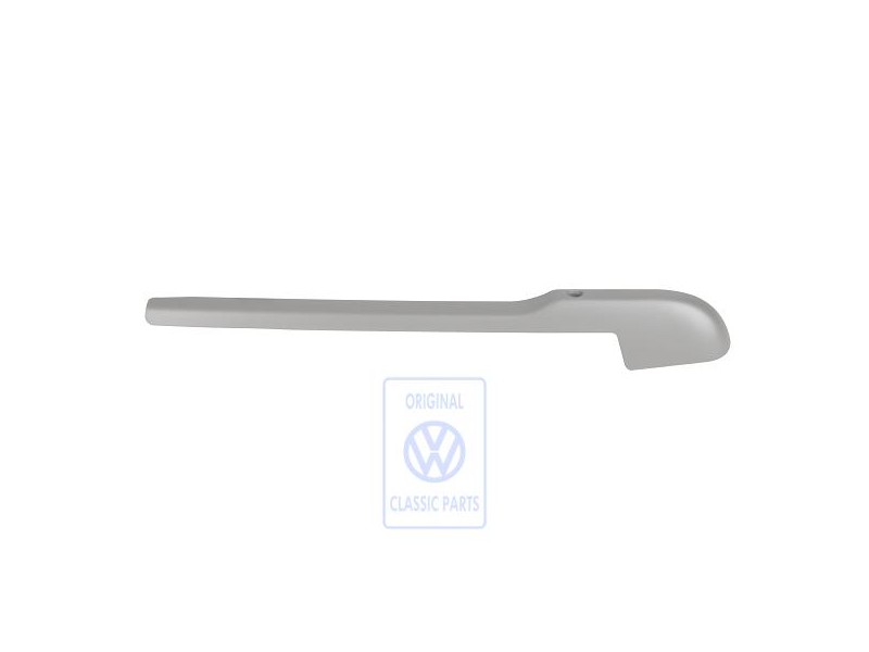 Original VW Cover For Guide Rail Flannel Grey - 1J0881087D U71