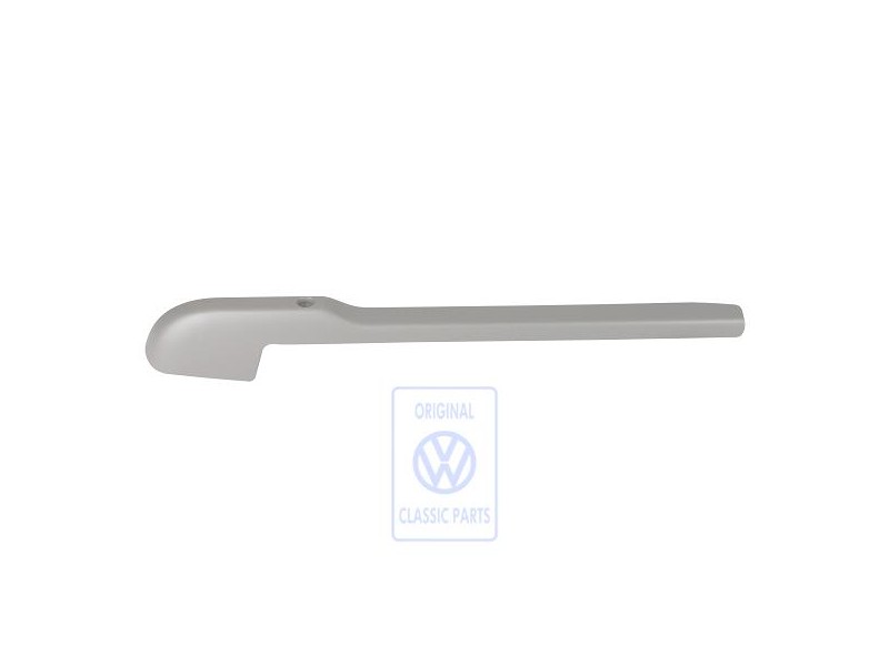 Original VW Cover For Guide Rail Flannel Grey - 1J0881088D U71