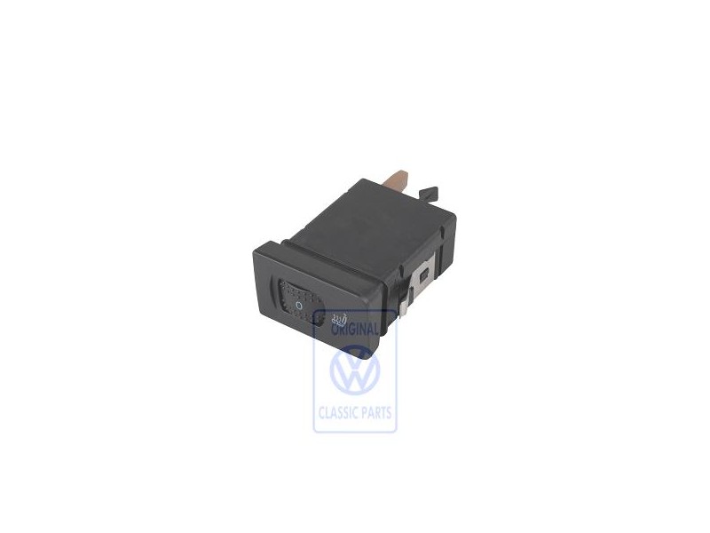 Original VW Switch For Seat Heating Satin Black - 1J0963564B 01C