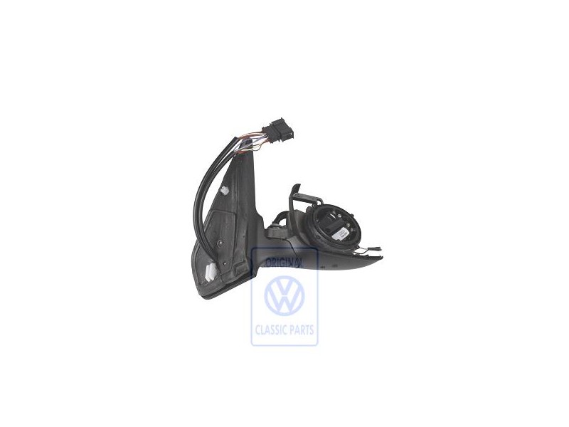 Original VW Exterior Mirror Housing Satin Black - 1J1857508G 01C