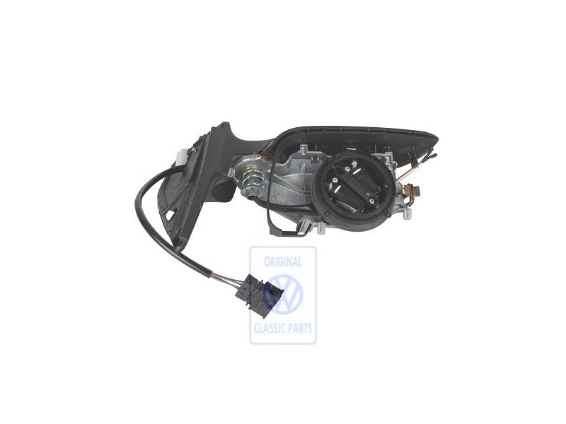 Original VW Exterior Mirror Housing Satin Black - 1J2857507C 01C