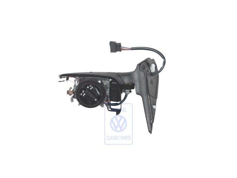 Original VW Exterior Mirror Housing Satin Black - 1J2857508E 01C
