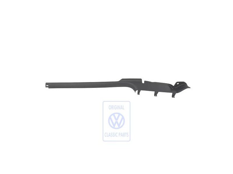 Original VW Sill Trim Strip Satin Black - 1J3853373D B41