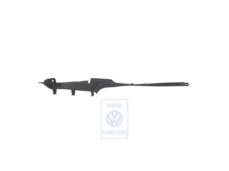 Original VW Sill Trim Strip Satin Black - 1J3853374D B41