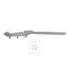 Original VW Sill Trim Strip Flannel Grey - 1J3853374D U71