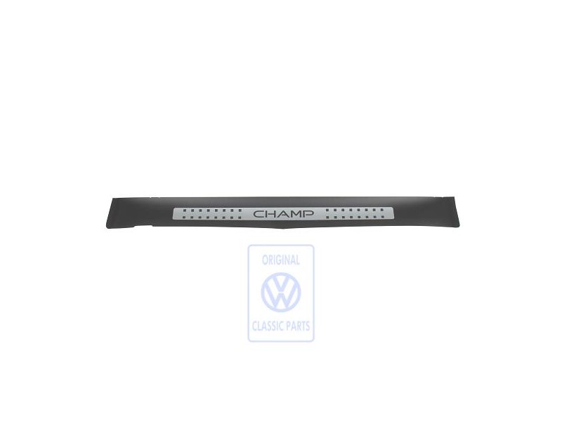 Original VW Entry Strip Protective Foil Black/Silver - 1J3853804F 61E
