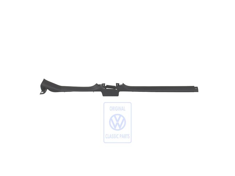 Original VW Sill Trim Strip Satin Black - 1J4853371G B41