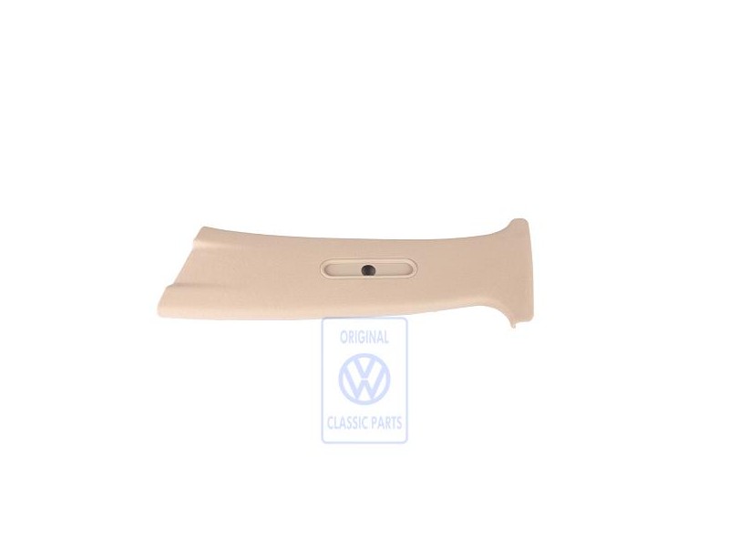 Original VW B-Pillar Trim Light Beige - 1J4867243C 2PK
