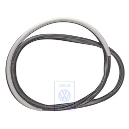Original VW Door Seal, Inner Satin Black/Pearl Grey - 1J6867367B FKL