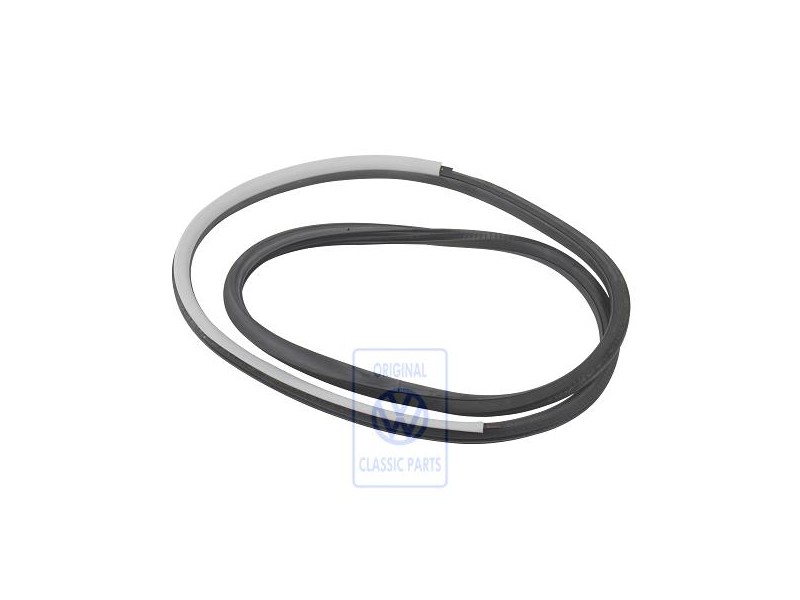 Original VW Door Seal, Inner Satin Black/Pearl Grey - 1J6867367K FKL