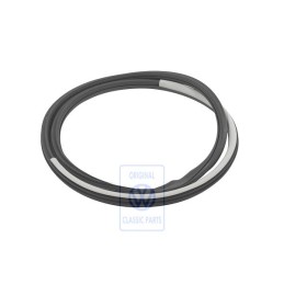 Original VW Door Seal, Inner Satin Black/Pearl Grey - 1J9867368B FKL