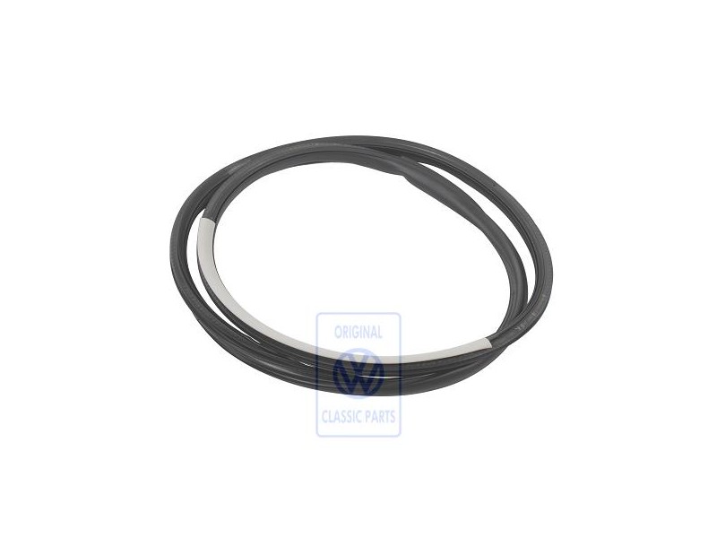 Original VW Door Seal, Inner Satin Black/Pearl Grey - 1J9867368K FKL