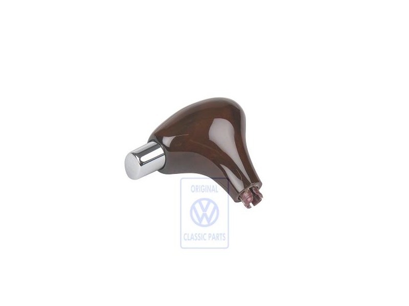 Original VW Selector Lever Handle (Wood) Burr Walnut - 3B1713139L 2WE