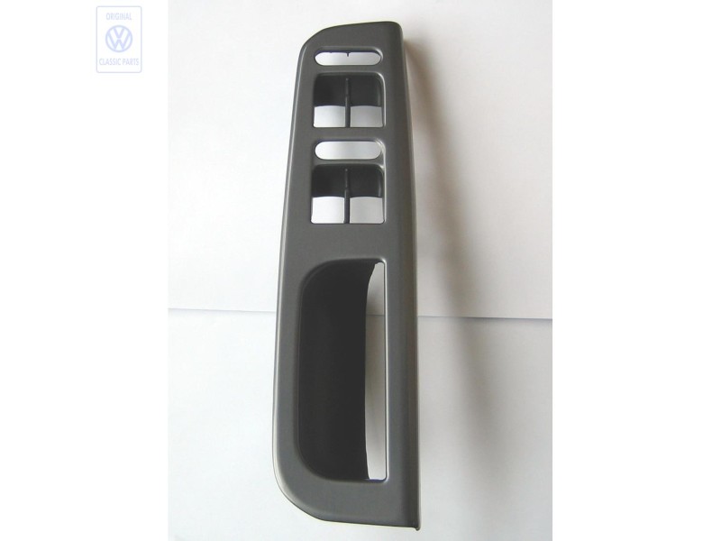 Original VW Cover Satin Black/Silver Blue Metallic - 3B1867171C RBA