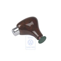 Original VW Selector Lever Handle (Wood) Burr Walnut - 3B2713139L 2WE
