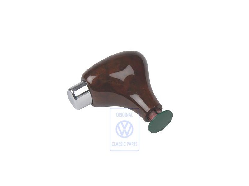Original VW Selector Lever Handle (Wood) Burr Walnut - 3B2713139L 2WE