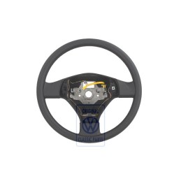 Original VW Sports Steering Wheel(Leather) Black - 3B7419091B E74