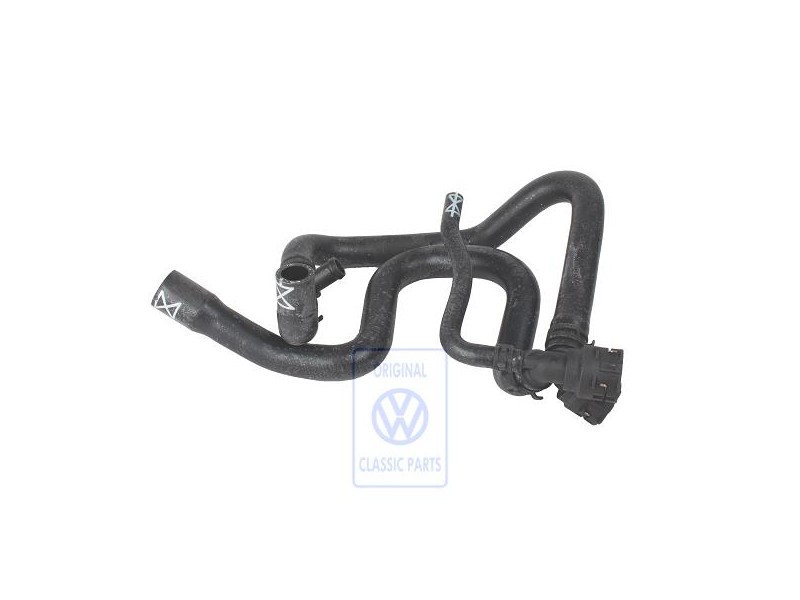 Original VW Coolant Hose With Quick Release Coupling - 1J0121156BG