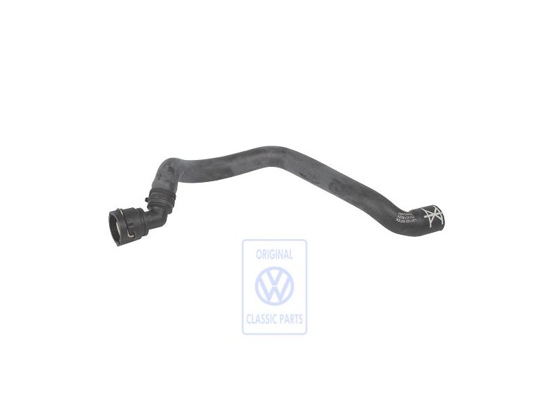 Original VW Coolant Hose With Quick Release Coupling - 1J0122157EK