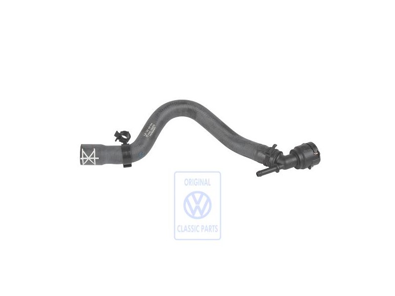 Original VW Coolant Hose With Quick Release Coupling - 1J0122157FH