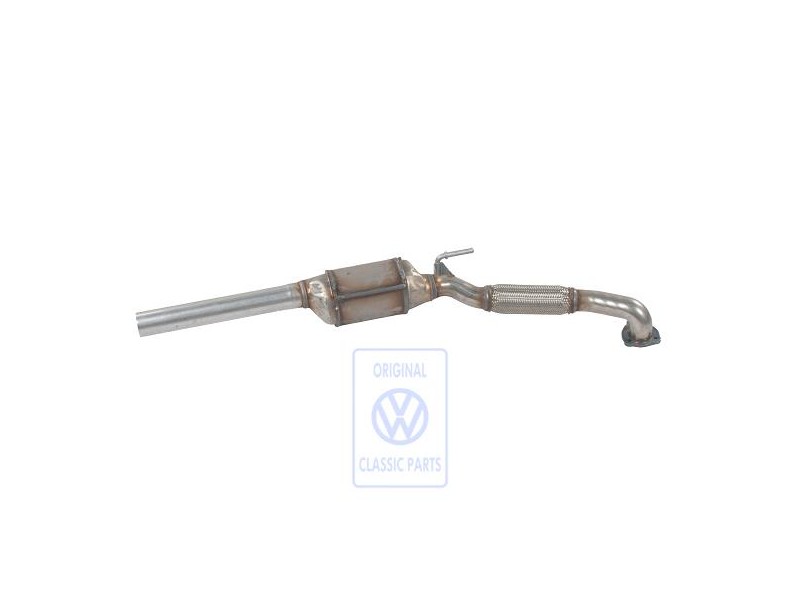 Original VW Exhaust Pipe With Catalyst - 1J0254505PX