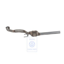 Original VW Exhaust Pipe With Catalyst - 1J0254505RX