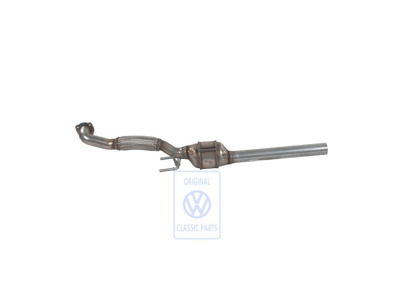 Original VW Exhaust Pipe With Catalyst - 1J0254505RX