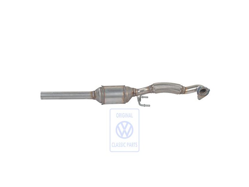 Original VW Exhaust Pipe With Catalyst - 1J0254505SX