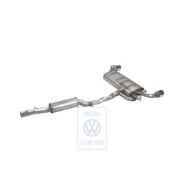 Original VW Centre Silencer With Rear Silencer - 1J6253207DB