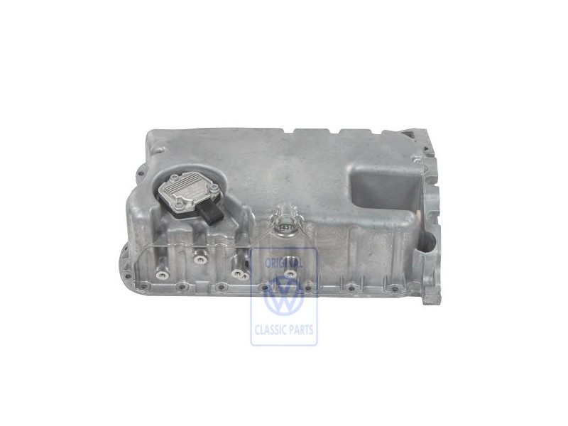 Original VW Engine Oil Sump With Oil Level Sensor - 066103601F