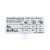 Original VW Data Plate For Tyre Pressure - 1J0010292B