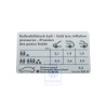 Original VW Data Plate For Tyre Pressure - 1J0010292H