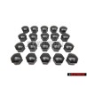 20x Original VW Wheel Bolt Cover Lug Nut Cap Black - 321601173A 01C