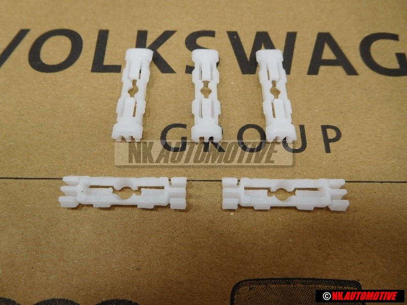 5x Original VW Molding Roof Retaining Clip - 191853733A