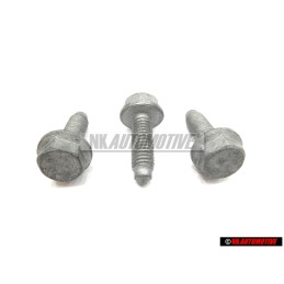 3x Original VW Hex Collared Bolt - N 10127707