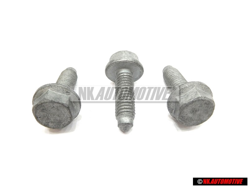 3x Original VW Hex Collared Bolt - N 10127707
