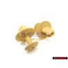 2x Original VW Clip Sun Beige - 1H0867199A 7H7