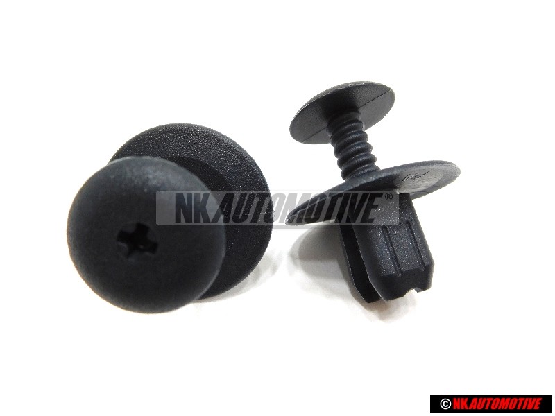 2x Original VW Clip Mauritius Blue - 1H0867199A H21