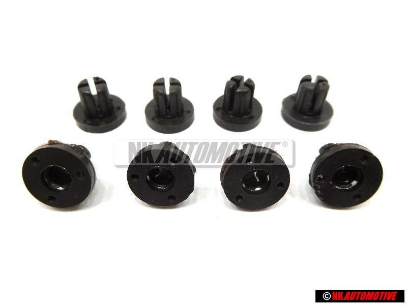 8x Original VW Expanding Nut Retaining Grommet - 865853231A