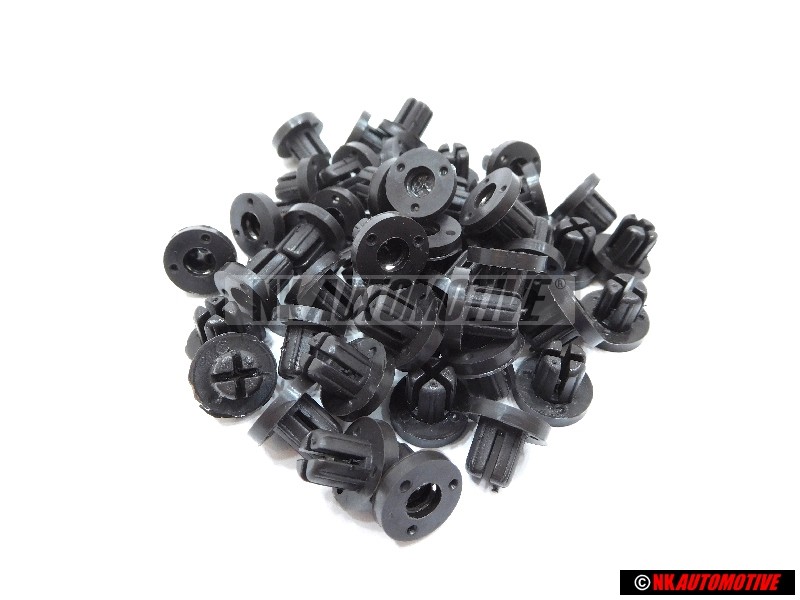 50x Original VW Expanding Nut Retaining Grommet - 865853231A