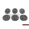6x Original VW Exhaust Rubber Retainer Mount Hanger - 8A0253147A