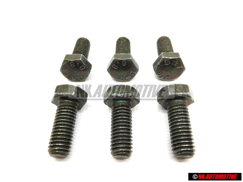 6x Original VW Hexagon Bolt - N 01024016