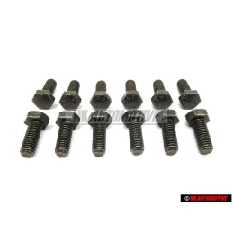 12x Original VW Hexagon Bolt - N 01024016